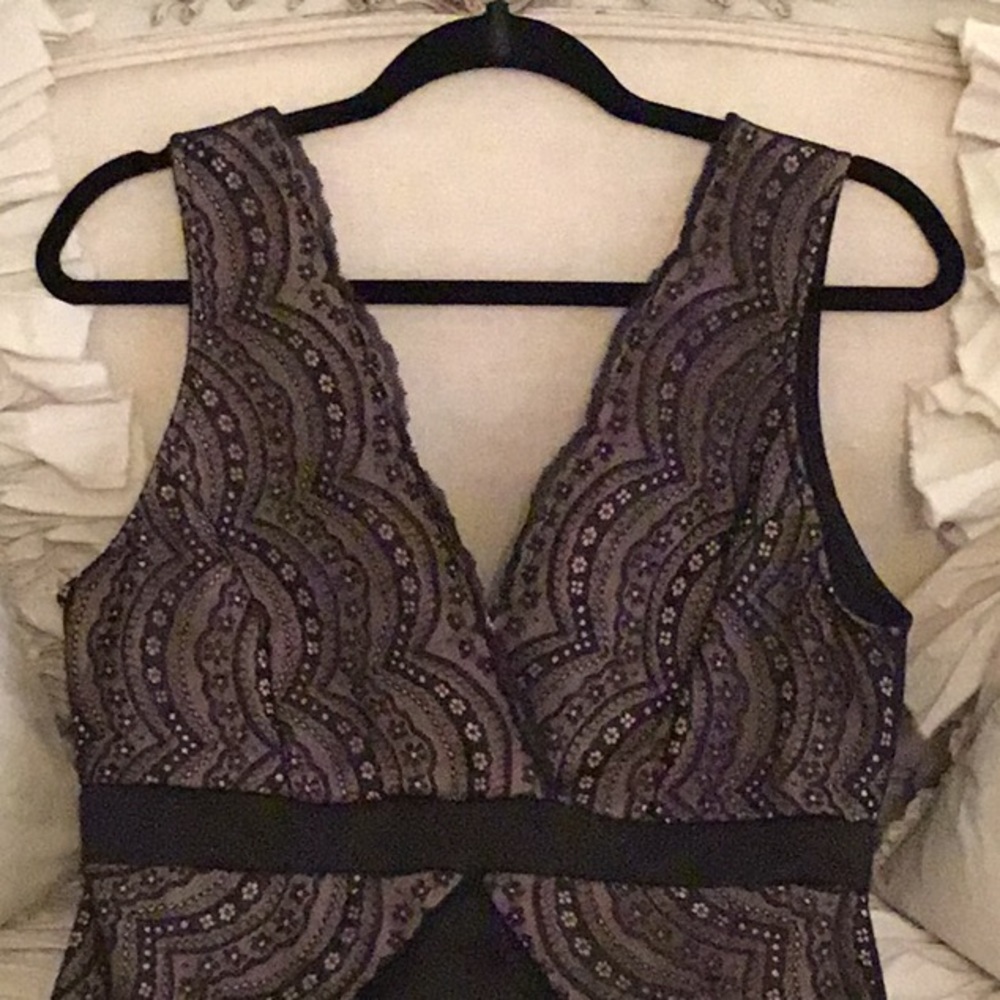 NWT CHARLOTTE RUSSE BLACK LACE DRESS PIN-UP LARGE